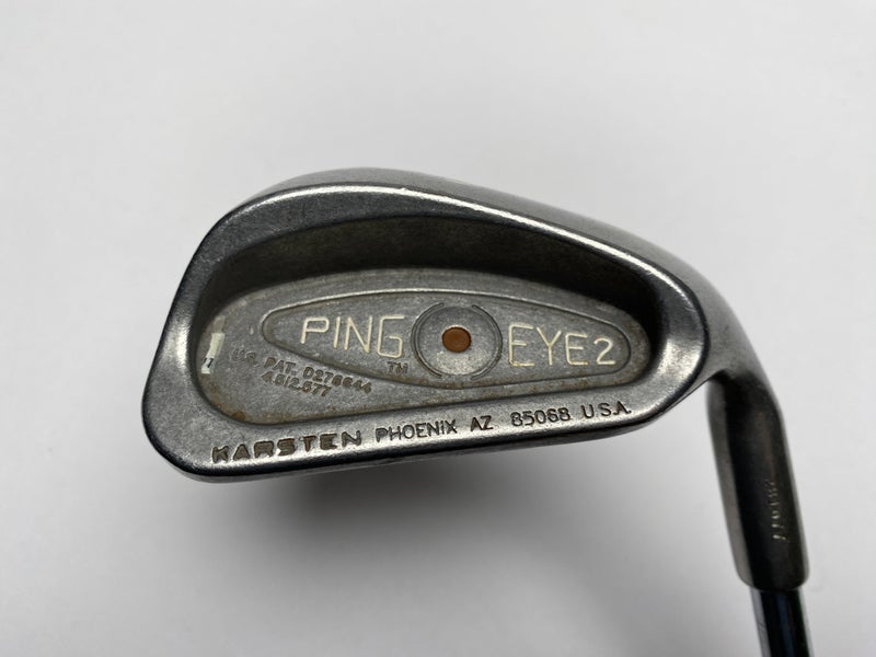 Ping Eye 2 Single 9 Iron Red Dot 1* Flat Karsten ZZ-Lite Stiff Steel Mens RH