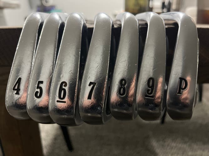 Used Men's Callaway Right Handed X Forged Iron Set Extra Stiff Flex Steel Shaft