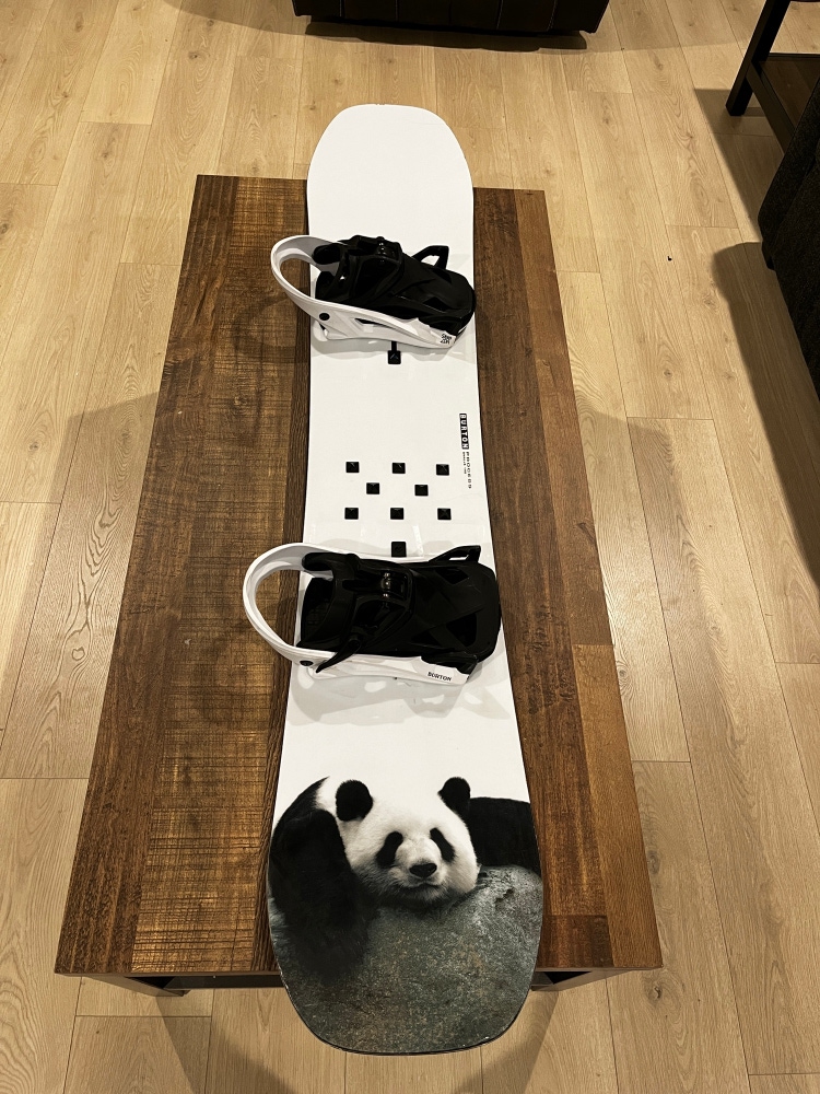 Unisex  Burton With Bindings Medium Flex Process Snowboard 142cm