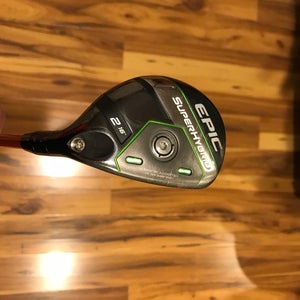 Used Men's Callaway Right Handed Epic Super Hybrid Stiff Flex 2H