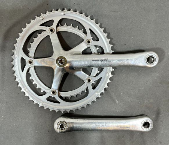 Campagnolo Mirage 170mm 53/39 Silver Aluminum Double Crankset +Bolts GREAT