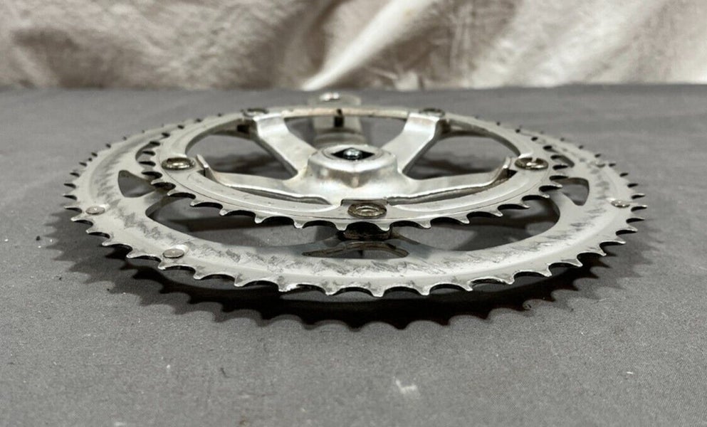 Campagnolo Athena 11 Speed Road Bike Power Torque Crankset 175 39/53 Silver  NOS