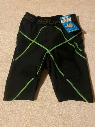 Bauer Hockey Core 1.0 Compression Jock Shorts with Cup, Size Men’s Small