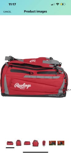 Rawlings | MACH Hyrbid Backpack/Duffle Equipment Bag | Baseball & Softball | Multiple Styles