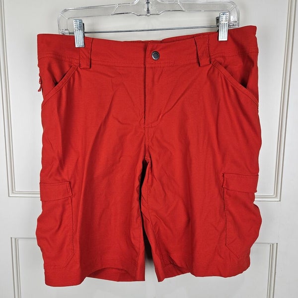 Duluth Trading Co. Cargo Shorts Dry on the Fly Orange Stretch