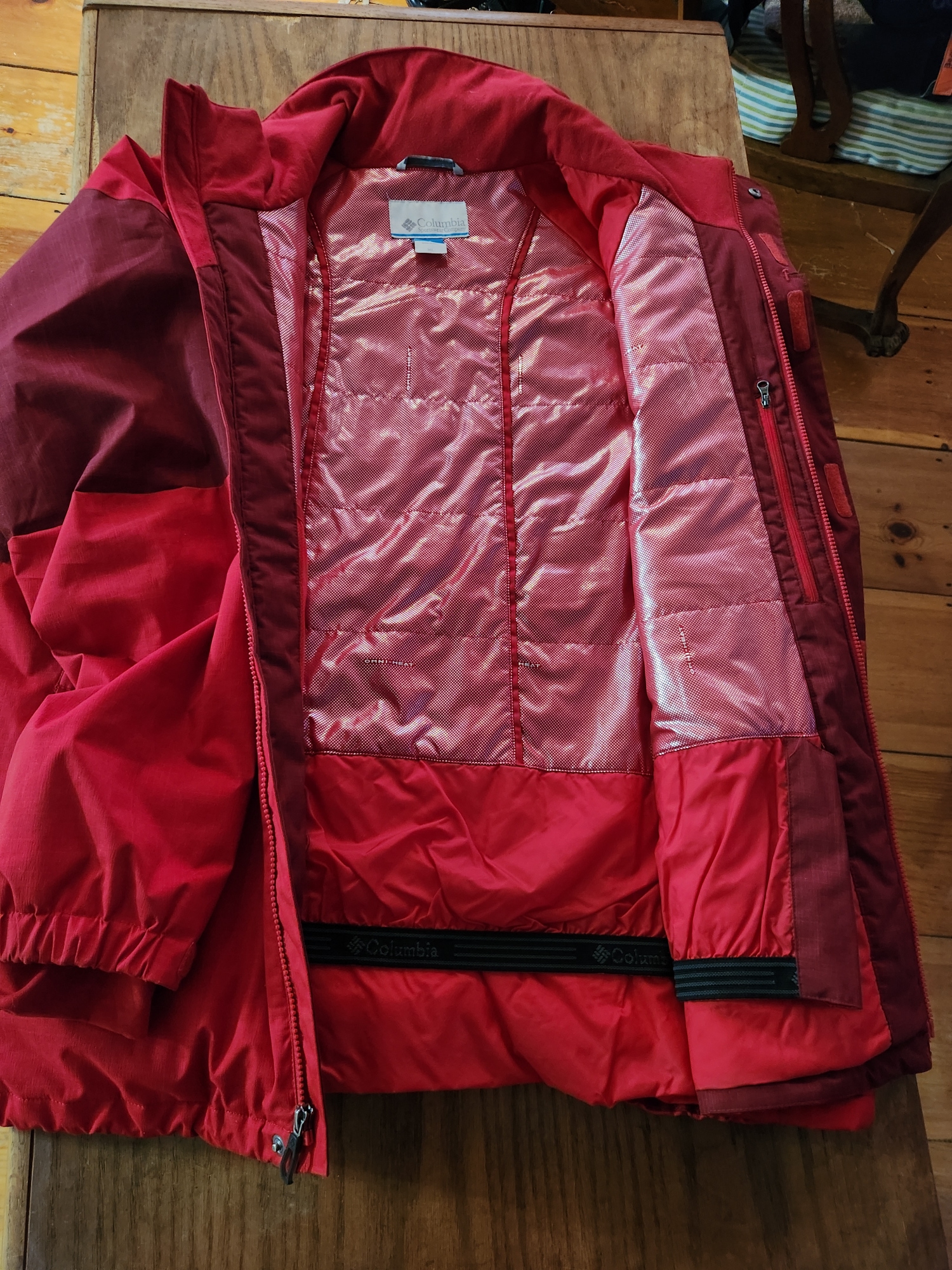 Red Used Men's XL Columbia Jacket
