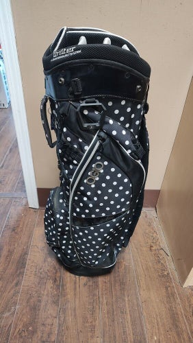 Ogio Duchess 14 Divider Golf Cart Bag Black/White Polka Dot