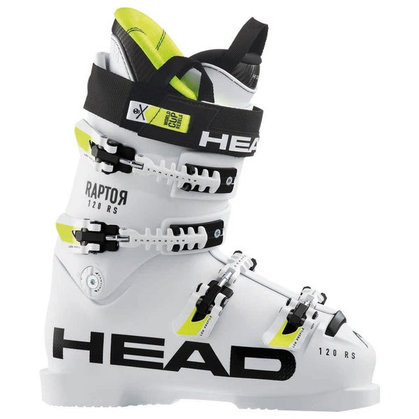 Men's Used HEAD Racing Raptor 120 RS Ski Boots Stiff Flex