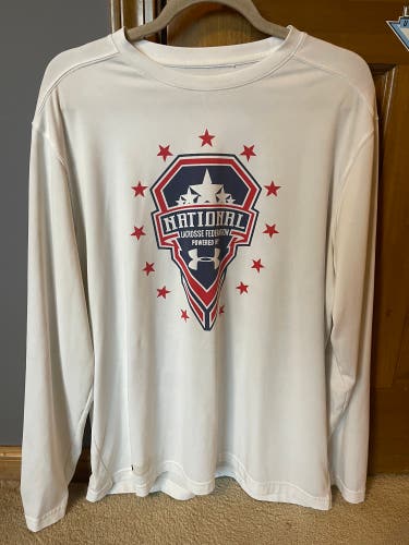 White NLF Men's Under Armour Long Sleeve