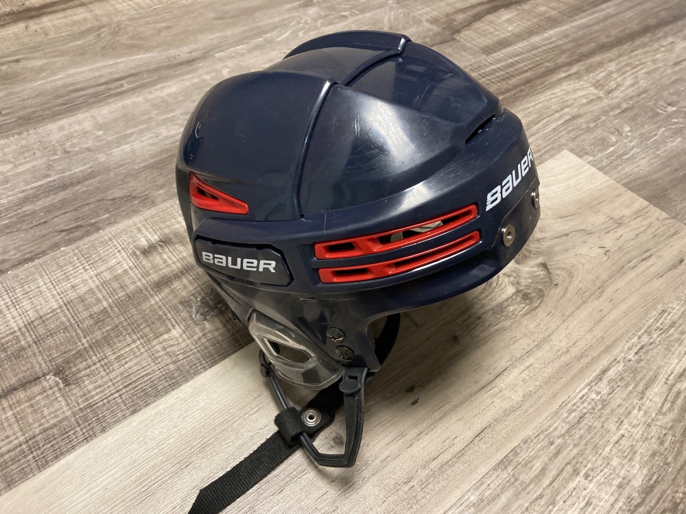 Bauer Re-Akt 75 Helmet Navy Blue/Red
