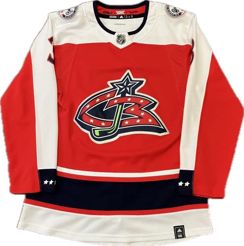 Columbus Jackets Seth Jones Reverse Retro 1.0 Adidas NHL Hockey Jersey Size 44