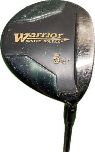 Warrior Custom Golf 21° 5 Wood Long Drive R Flex Graphite Shaft RH 41”L