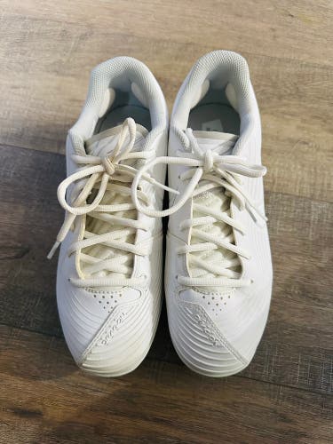 Used Nike Softball Cleats Lunarlon Hyperdiamond 3 Dragon Women Size 9 White