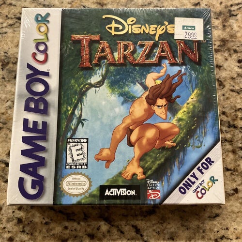 Tarzan (Nintendo Gameboy Color, 1998) New - Factory sealed!
