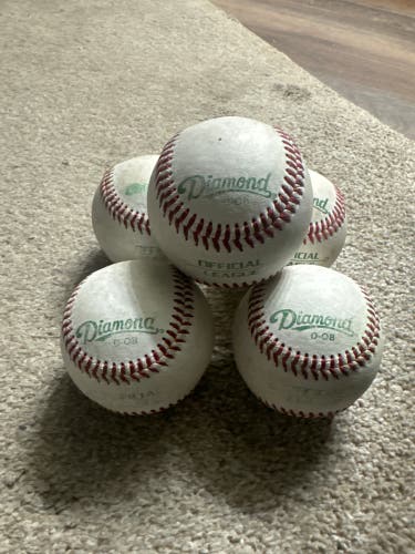 Used Diamond Baseballs
