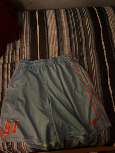 91 Lacrosse Blue Used Men's New Balance Shorts