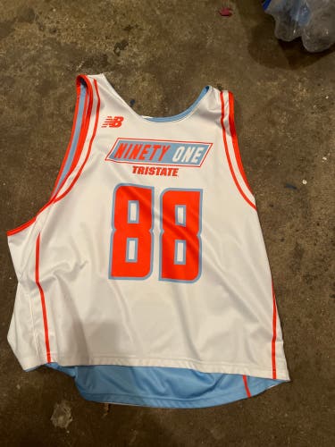 91 Lacrosse Blue Used XL New Balance Jersey