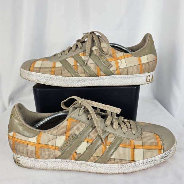 adidas gazelle silver green womens Hardies X Adidas Gazelle Orange/Green main image 1