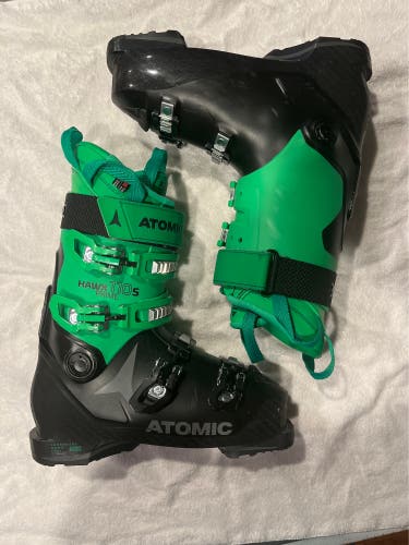 Atomic Hawx Prime 110 S GW Mens Ski Boots Green Size 27-27.5 102mm