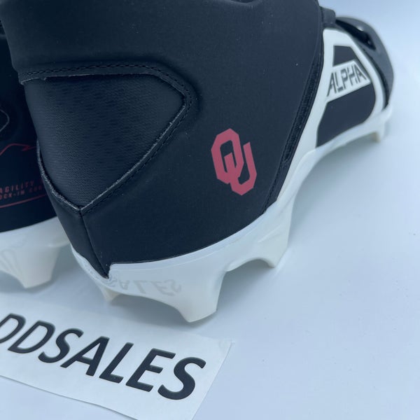 NIKE JORDAN ALPHA MENACE PRO OKLAHOMA OU FOOTBALL CLEATS  display picture 3