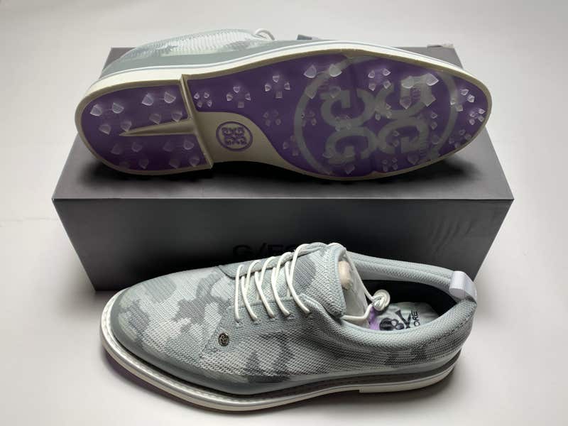 G/Fore G4 Camo Knit Tuxedo Gallivanter Golf Shoes White  display picture 1