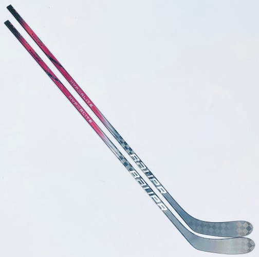 New 2 Pack Custom Red PROTO R (Hyperlite 2 Dress) Hockey Stick-LH-82 Flex-Fisher Pro Curve-Grip