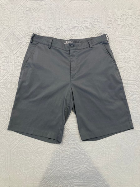Nike Men's 34 Waist Dri Fit Tour Performance Golf Shorts Tech Gray 509179-021