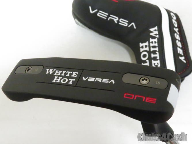 Odyssey White Hot Versa One Putter Red Stroke Lab 34" +Cover .. NEW