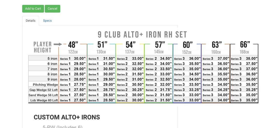 Flynn Alto+ Junior Golf 13 Club Set