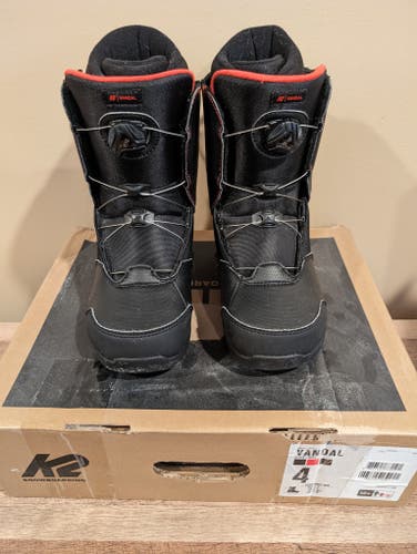 Kid's Used Size 4.0 (Women's 5.0) K2 Vandal Snowboard Boots