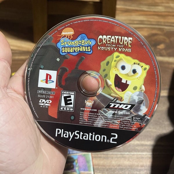 The SpongeBob SquarePants Sony Playstation 2 PS2 Bundle Set Lot x6 COMPLETE  CIB