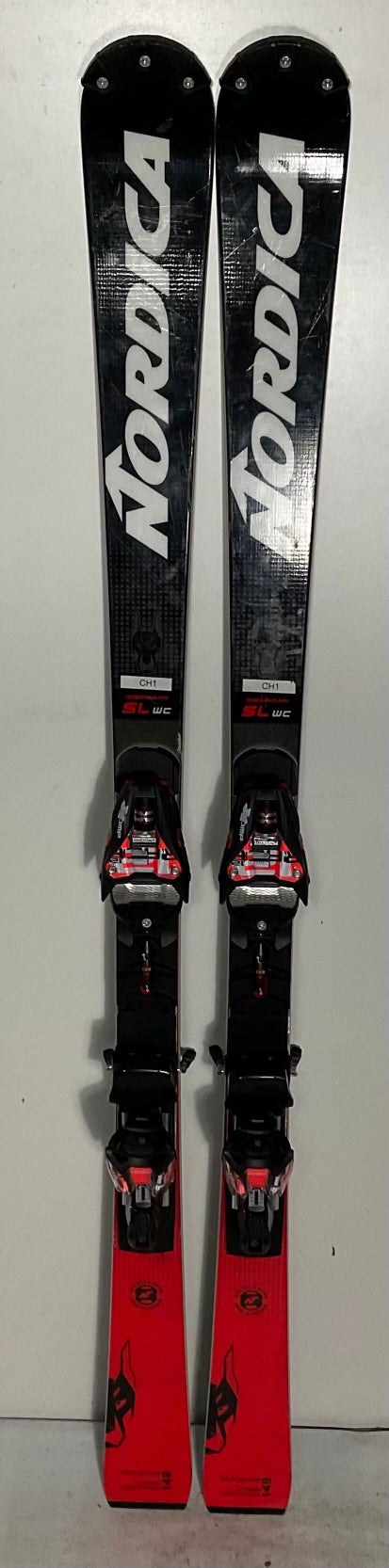 Used 2024 Nordica 149cm Racing Dobermann SL WC Skis With Marker Race 12 Bindings (SY1560)