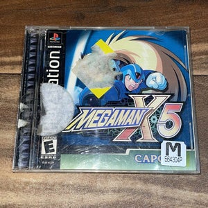 PlayStation 1 PS1 Game Megaman Mega Man X5 CIB Complete Tested Works Great