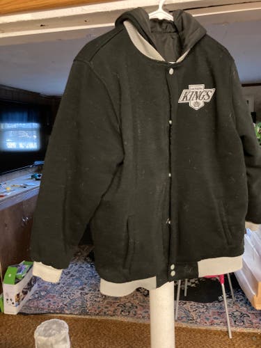 Reversible LA Kings Black Used Boys XL Jacket