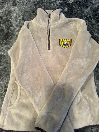 NHL Buffalo Sabres 1/4 Zip Adult Small Fleece