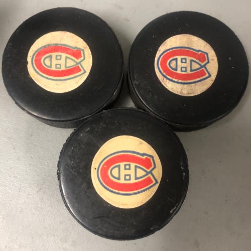 Montreal Canadiens vintage hockey puck