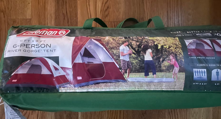 Coleman 6 Person 11x9 RIVER GORGE TENT