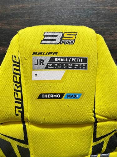Junior Used Small Bauer Supreme 3S Pro Hockey Pants