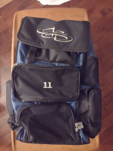 Used Boombah Bat Bag / Backpack (Blue & Black non-team specific)