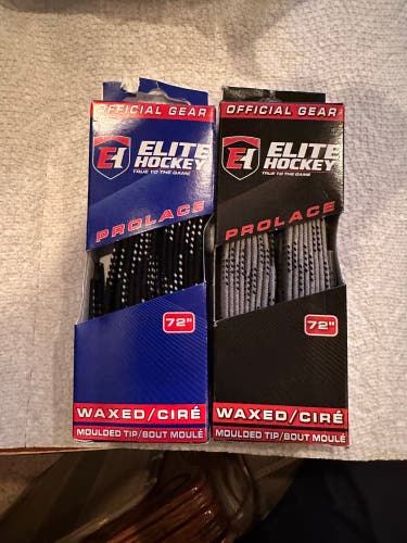 Elite Hockey Prolace Waxed Laces (2 Packs)