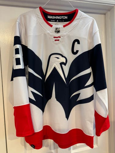 Washington Capitals Alex Ovechkin Adidas Primegreen 2023 Stadium Series Jersey