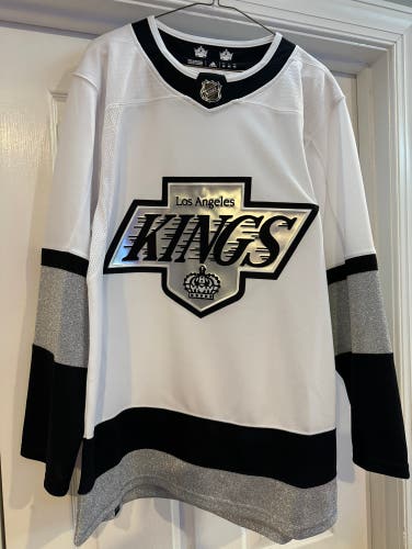 Los Angeles Kings Authentic Adidas White Alternate Jersey