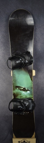 SIMS CHAOS SNOWBOARD SIZE 161 CM WITH NEW CHANRICH LARGE BINDINGS