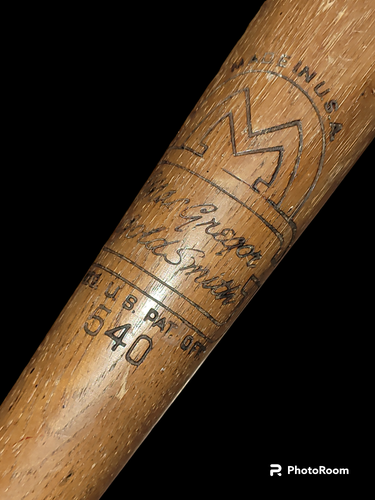 Vintage MacGregor Goldsmith No. 540 Hickory Softball Bat