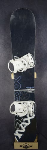 MAXX ETERNAL SNOWBOARD SIZE 162 CM WITH NEW CHANRICH EXTRA LARGE BINDINGS