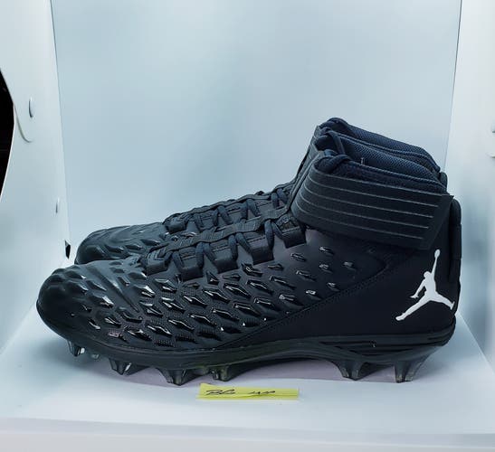 Air Jordan x Nike Force Savage Pro 2 Football Cleats Black CV1663-003 Men sz 15