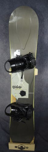 RIDE DECADE SNOWBOARD SIZE 151 CM WITH NEW ROSSIGNOL LARGE BINDINGS