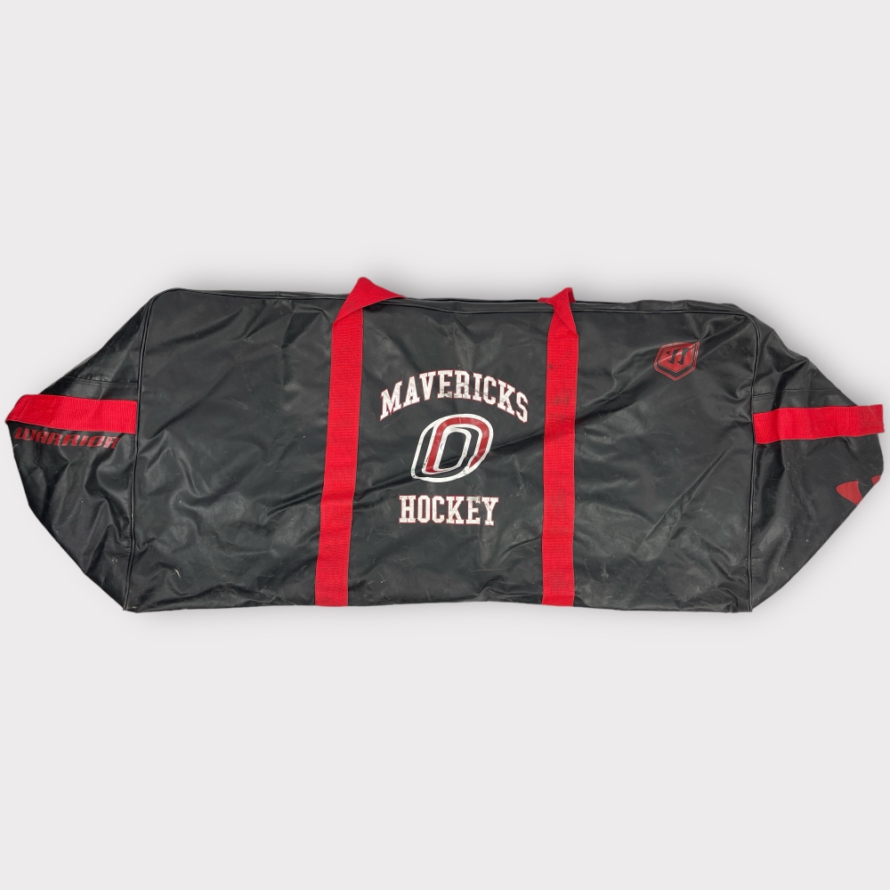 Pro Stock Warrior Used University of Omaha Nebraska Mavericks Hockey Bag