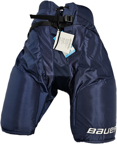 BAUER CUSTOM PRO BRUINS PRO STOCK HOCKEY PANTS NAVY LARGE +1 STAAL NEW(11578)