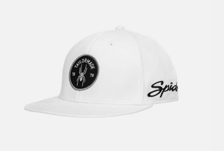 Taylor Made 2021 Spider Launch Hat (White, Spider) Cap NEW